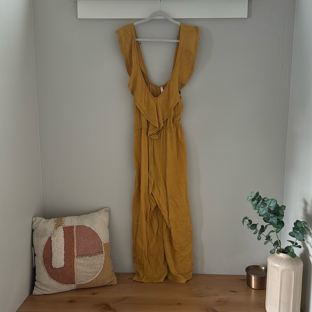 Mustard Romper Xhilaration worn only a few times!
